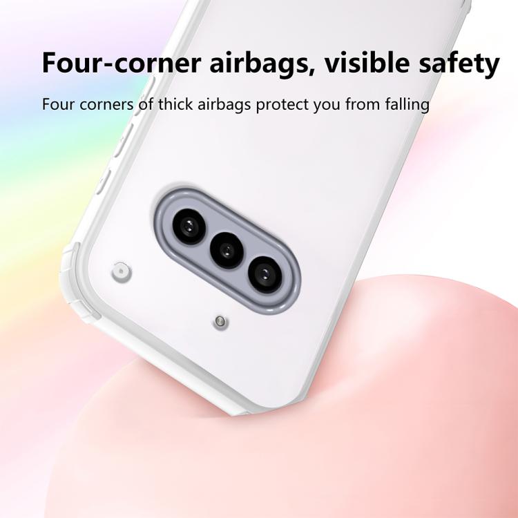 For Nothing Phone 3a Four Corners Shield Shockproof TPU Hybrid PC Phone Case