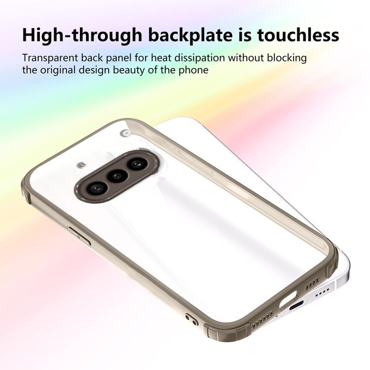 For Nothing Phone 3a Four Corners Shield Shockproof TPU Hybrid PC Phone Case