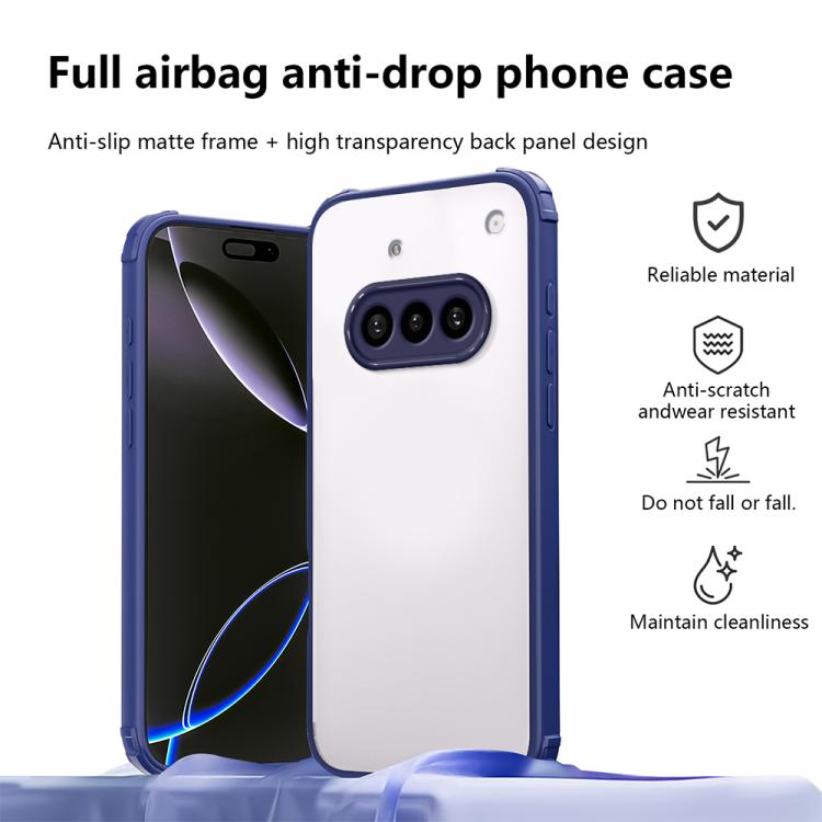 For Nothing Phone 3a Four Corners Shield Shockproof TPU Hybrid PC Phone Case