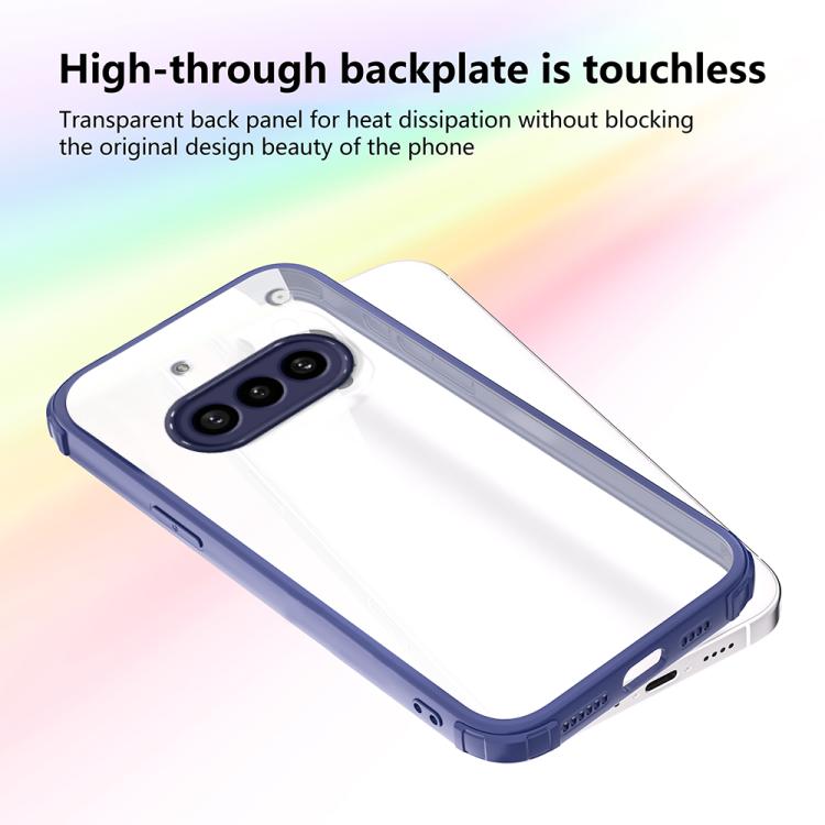 For Nothing Phone 3a Four Corners Shield Shockproof TPU Hybrid PC Phone Case