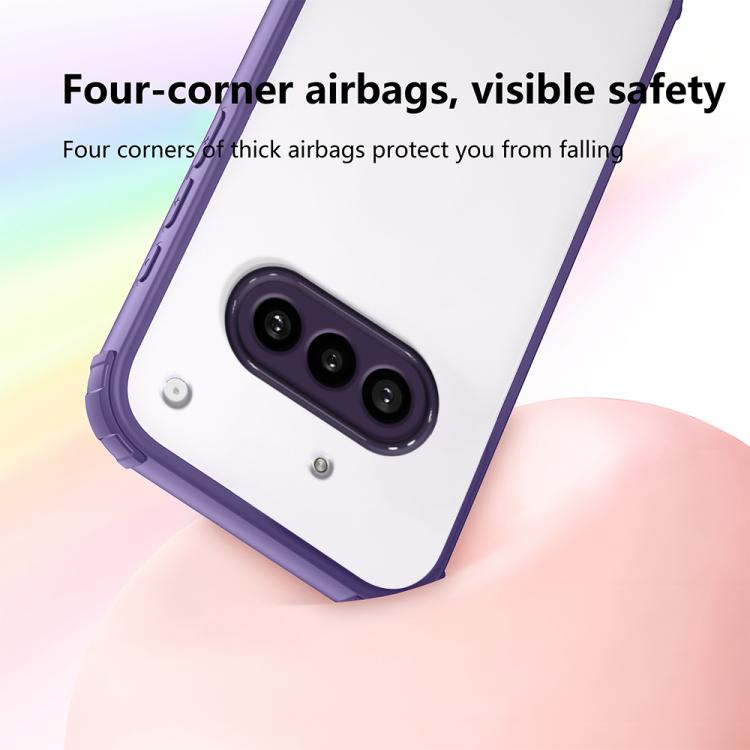 For Nothing Phone 3a Four Corners Shield Shockproof TPU Hybrid PC Phone Case