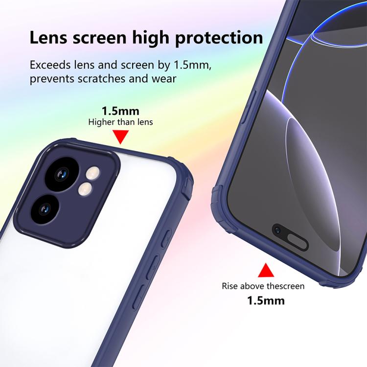 For Motorola Edge 40 Four Corners Shield Shockproof TPU Hybrid PC Phone Case
