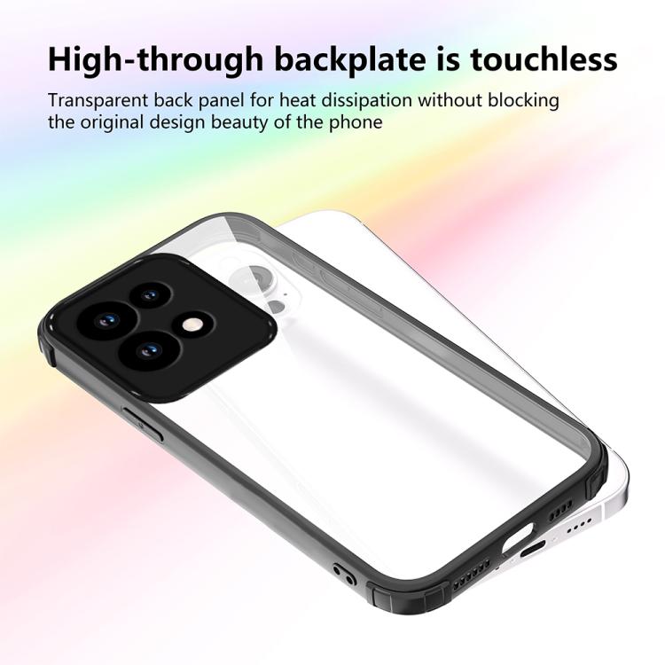 For Motorola Edge 50 Four Corners Shield Shockproof TPU Hybrid PC Phone Case