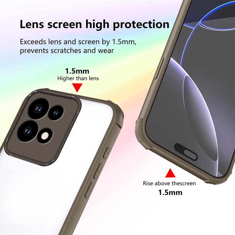For Motorola Edge 50 Four Corners Shield Shockproof TPU Hybrid PC Phone Case