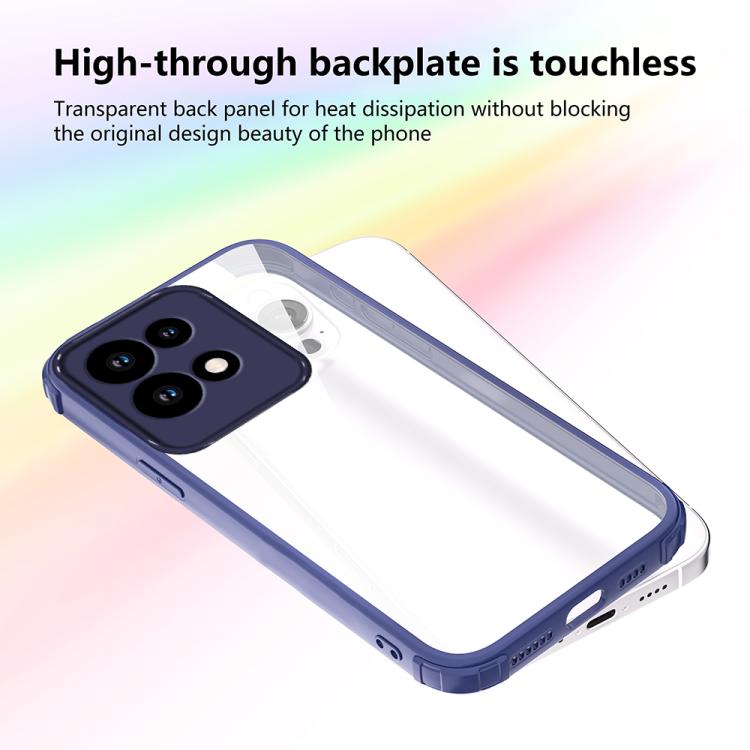 For Motorola Edge 50 Four Corners Shield Shockproof TPU Hybrid PC Phone Case