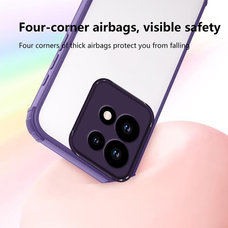 For Motorola Edge 50 Four Corners Shield Shockproof TPU Hybrid PC Phone Case