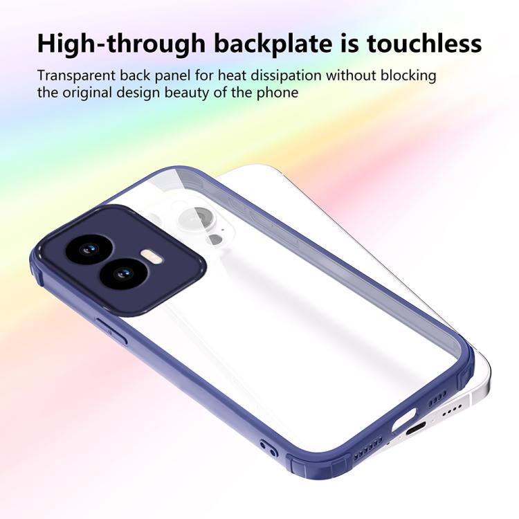 For Motorola Edge 50 Fusion Four Corners Shield Shockproof TPU Hybrid PC Phone Case