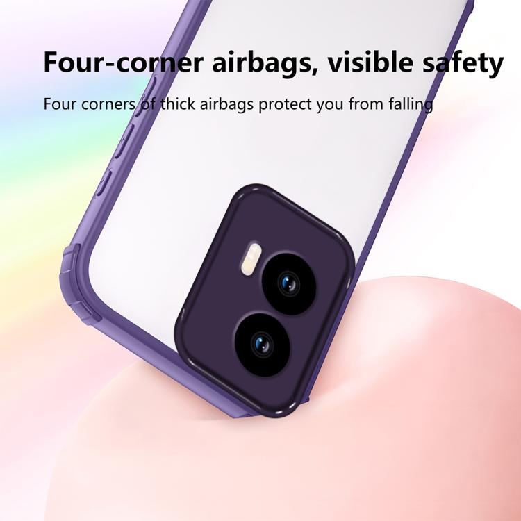 For Motorola Edge 50 Fusion Four Corners Shield Shockproof TPU Hybrid PC Phone Case