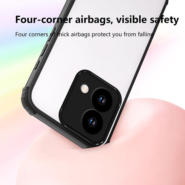 For Motorola Edge 40 Neo Four Corners Shield Shockproof TPU Hybrid PC Phone Case