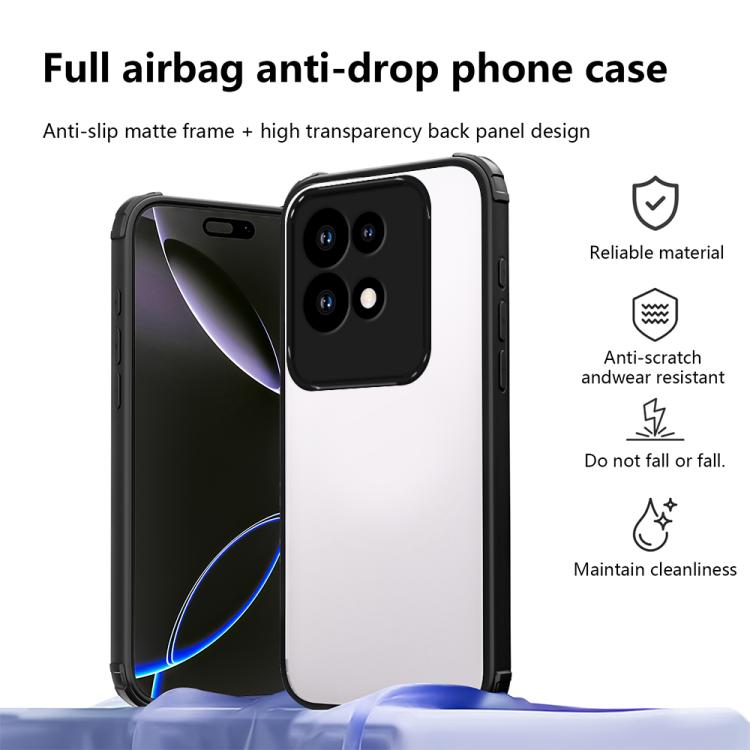 For Motorola Edge 50 Neo Four Corners Shield Shockproof TPU Hybrid PC Phone Case