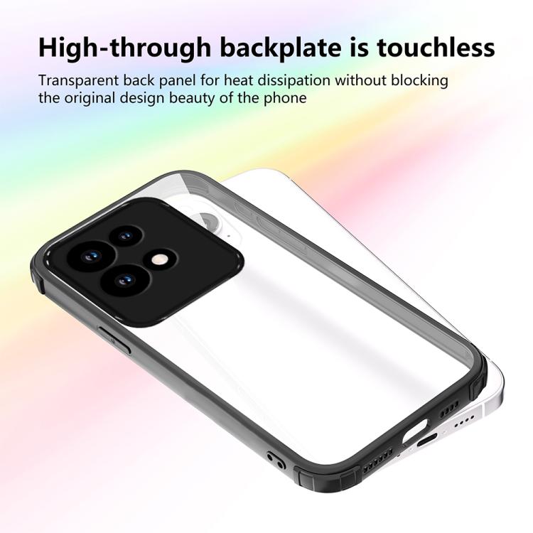 For Motorola Edge 50 Neo Four Corners Shield Shockproof TPU Hybrid PC Phone Case