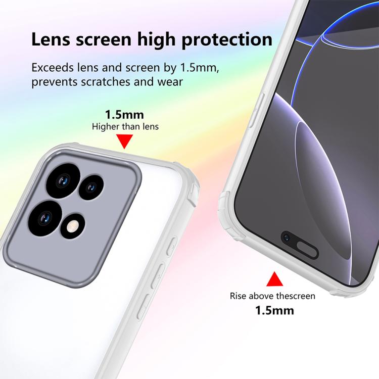 For Motorola Edge 50 Neo Four Corners Shield Shockproof TPU Hybrid PC Phone Case