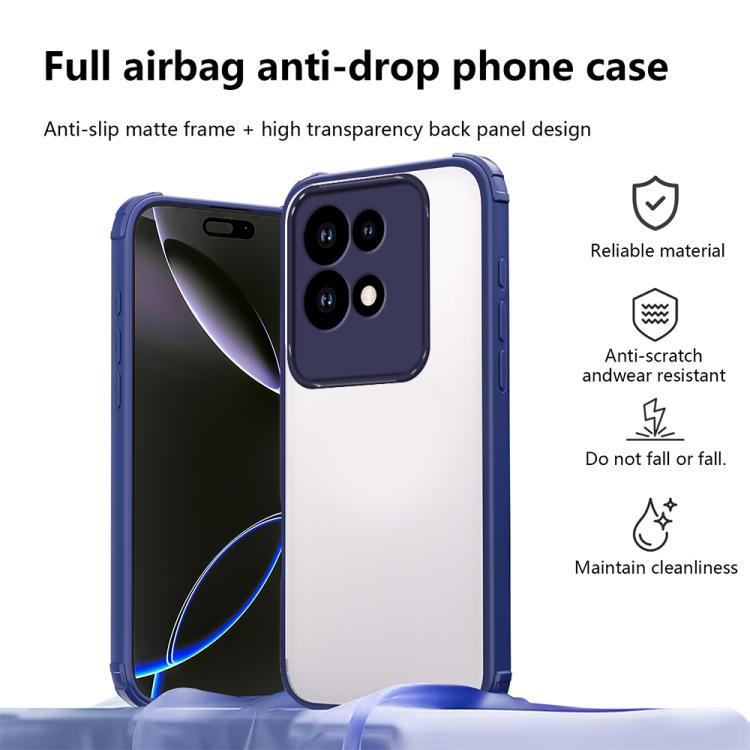 For Motorola Edge 50 Neo Four Corners Shield Shockproof TPU Hybrid PC Phone Case