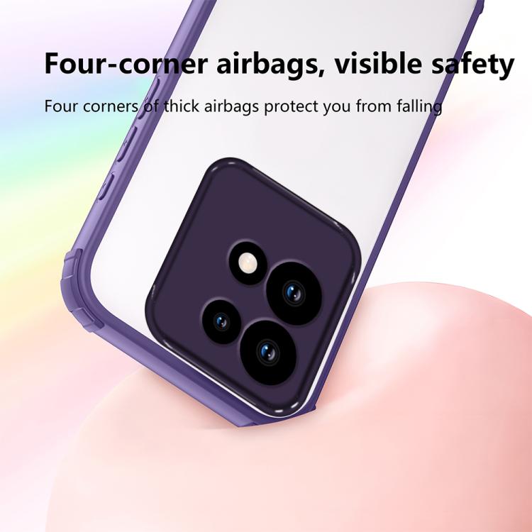 For Motorola Edge 50 Neo Four Corners Shield Shockproof TPU Hybrid PC Phone Case
