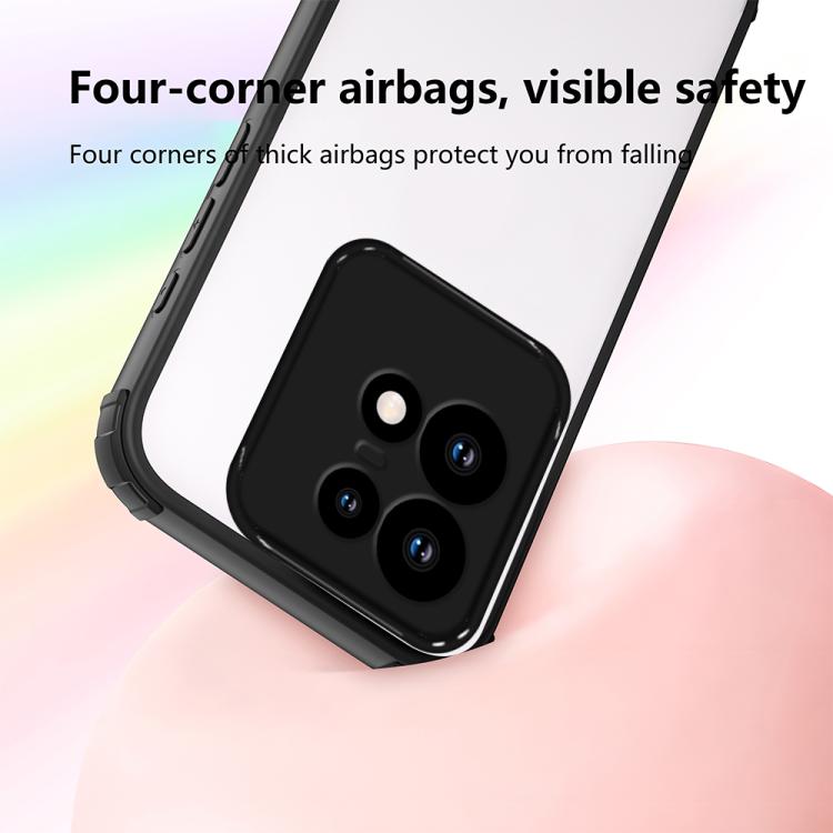 For Motorola Edge 50 Pro Four Corners Shield Shockproof TPU Hybrid PC Phone Case