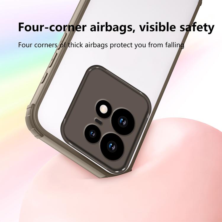 For Motorola Edge 50 Pro Four Corners Shield Shockproof TPU Hybrid PC Phone Case