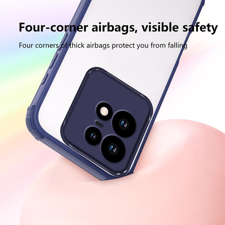 For Motorola Edge 50 Pro Four Corners Shield Shockproof TPU Hybrid PC Phone Case