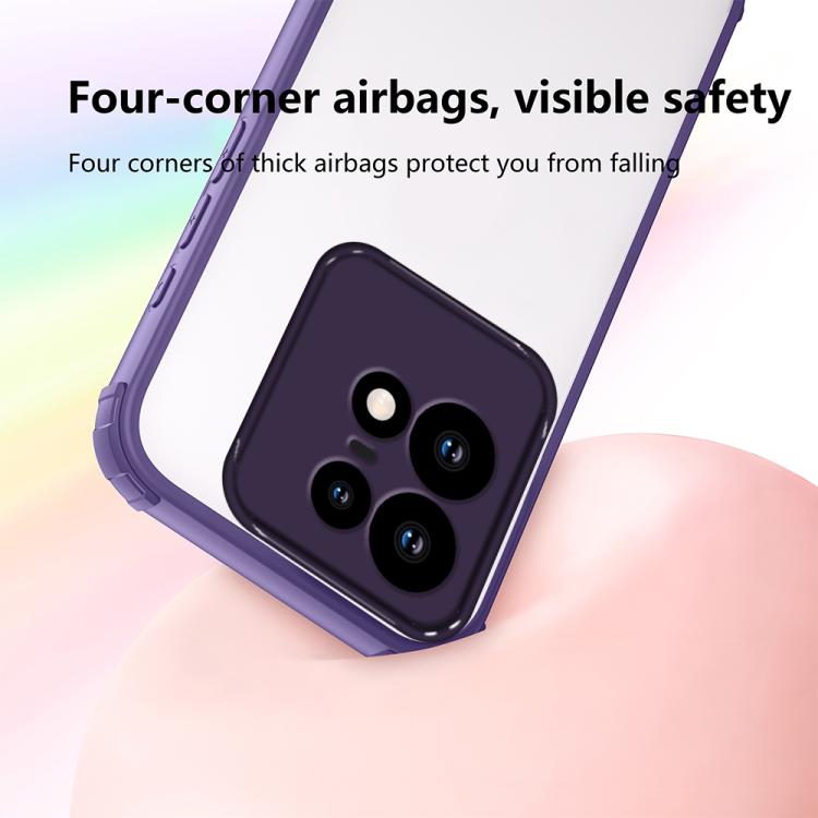 For Motorola Edge 50 Pro Four Corners Shield Shockproof TPU Hybrid PC Phone Case