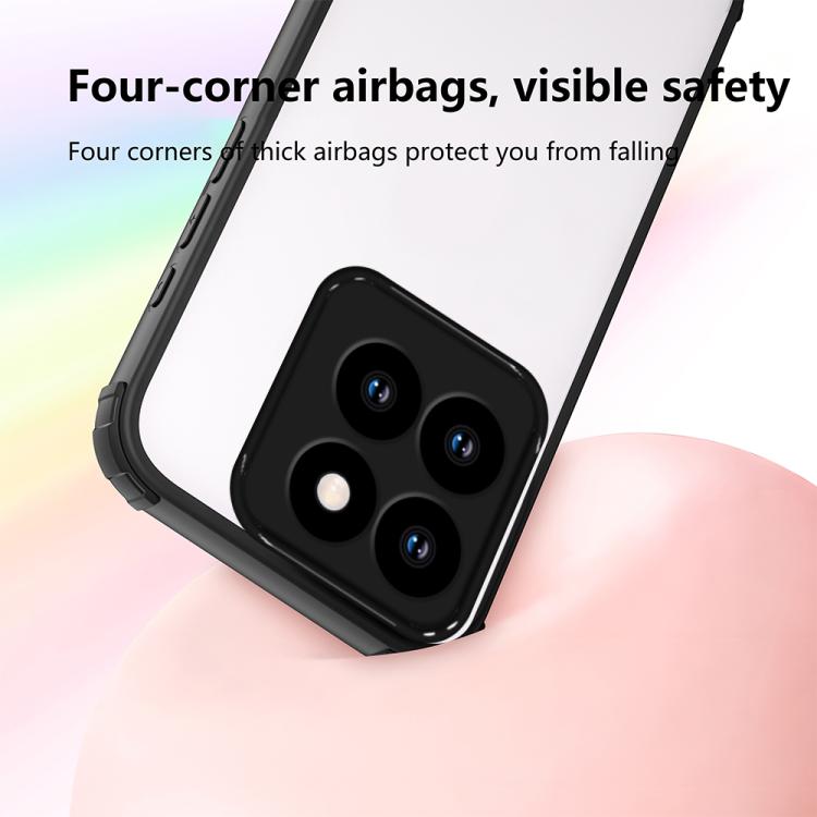 For Motorola Edge 60 Pro Four Corners Shield Shockproof TPU Hybrid PC Phone Case