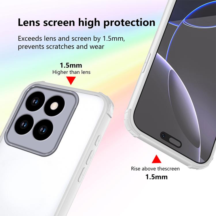 For Motorola Moto G15 Four Corners Shield Shockproof TPU Hybrid PC Phone Case