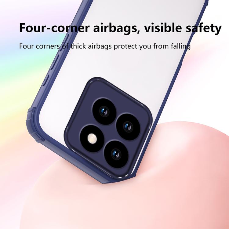 For Motorola Moto G15 Four Corners Shield Shockproof TPU Hybrid PC Phone Case