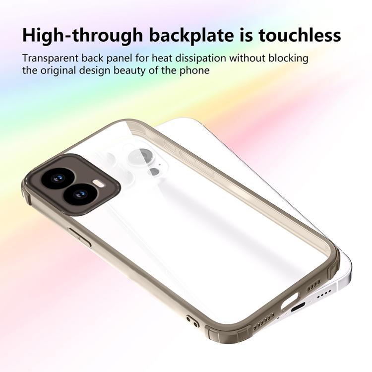 For Motorola Moto G34 Four Corners Shield Shockproof TPU Hybrid PC Phone Case