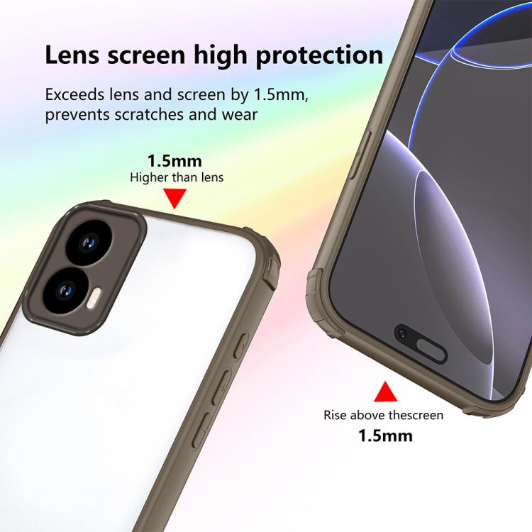 For Motorola Moto G34 Four Corners Shield Shockproof TPU Hybrid PC Phone Case