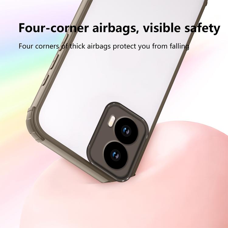 For Motorola Moto G34 Four Corners Shield Shockproof TPU Hybrid PC Phone Case