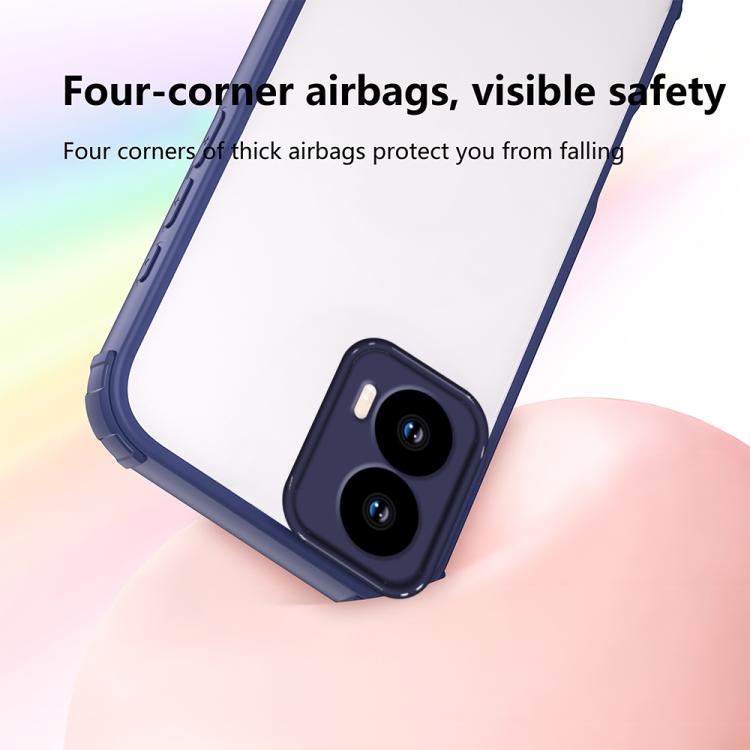 For Motorola Moto G34 Four Corners Shield Shockproof TPU Hybrid PC Phone Case
