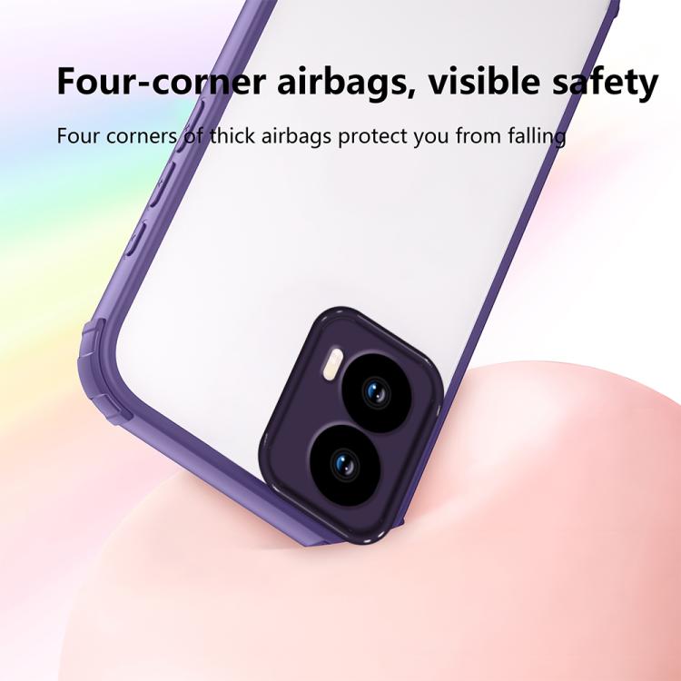 For Motorola Moto G34 Four Corners Shield Shockproof TPU Hybrid PC Phone Case