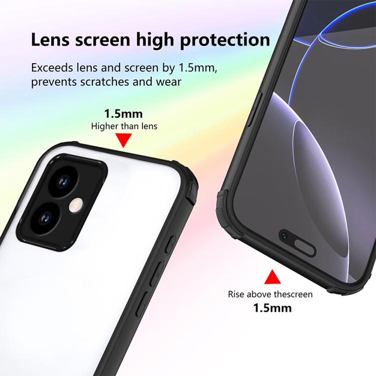For Motorola Moto G64 Four Corners Shield Shockproof TPU Hybrid PC Phone Case