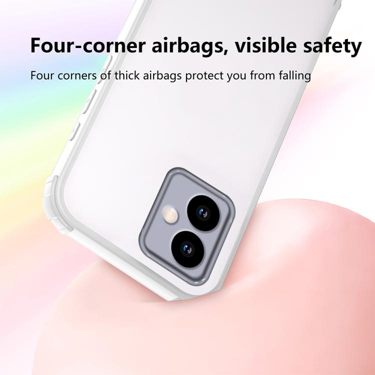 For Motorola Moto G64 Four Corners Shield Shockproof TPU Hybrid PC Phone Case