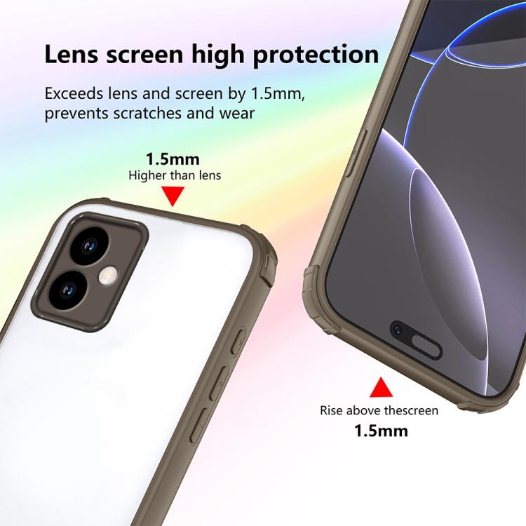 For Motorola Moto G64 Four Corners Shield Shockproof TPU Hybrid PC Phone Case
