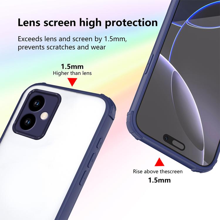 For Motorola Moto G64 Four Corners Shield Shockproof TPU Hybrid PC Phone Case