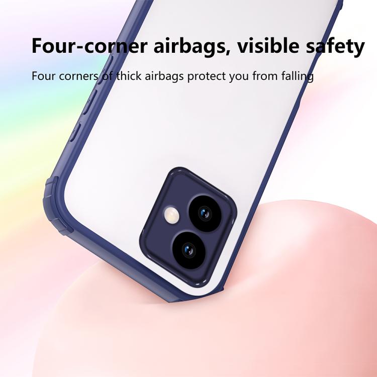 For Motorola Moto G64 Four Corners Shield Shockproof TPU Hybrid PC Phone Case