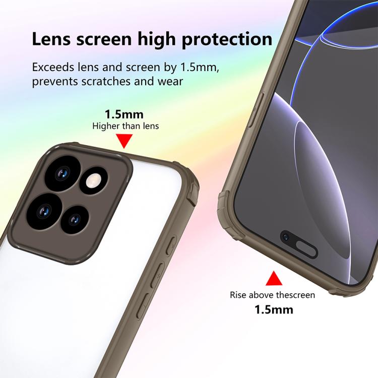 For Motorola Moto G75 Four Corners Shield Shockproof TPU Hybrid PC Phone Case