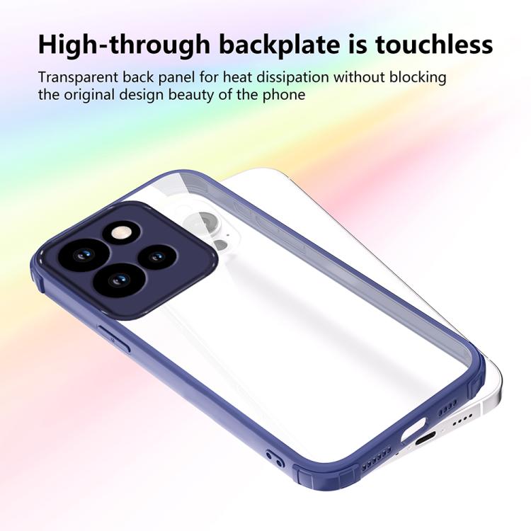 For Motorola Moto G75 Four Corners Shield Shockproof TPU Hybrid PC Phone Case