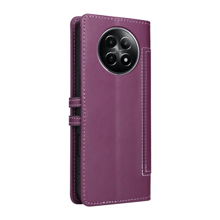 For Realme 13 5G / 12 5G / 12x / C63 5G Stitched Magnetic Buckle Leather Phone Case
