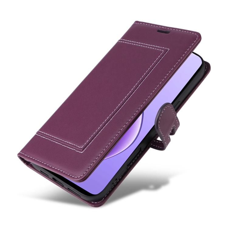 For Realme 13 5G / 12 5G / 12x / C63 5G Stitched Magnetic Buckle Leather Phone Case