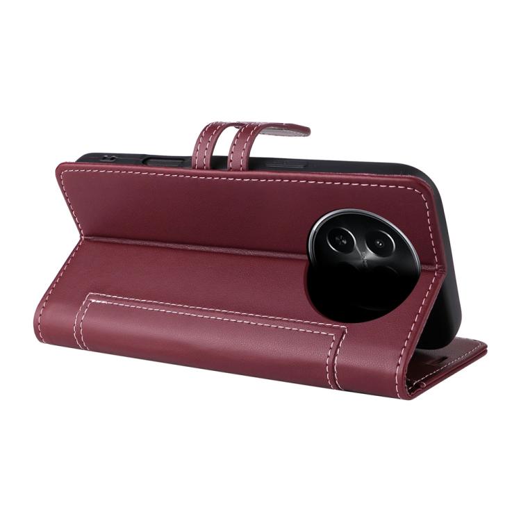 For Realme 13 5G / 12 5G / 12x / C63 5G Stitched Magnetic Buckle Leather Phone Case