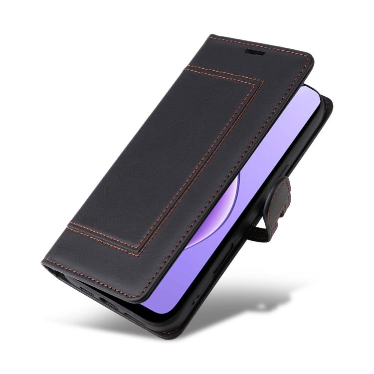 For Realme 13 5G / 12 5G / 12x / C63 5G Stitched Magnetic Buckle Leather Phone Case