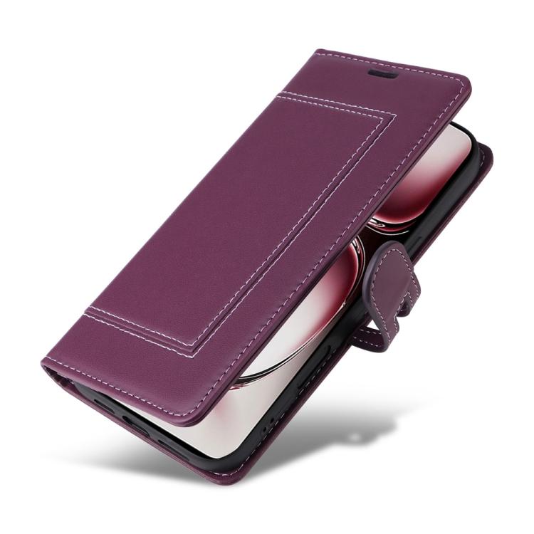 For Realme 13 Pro+ / 12 Pro / 12 Pro+ / P2 Pro Stitched Magnetic Buckle Leather Phone Case