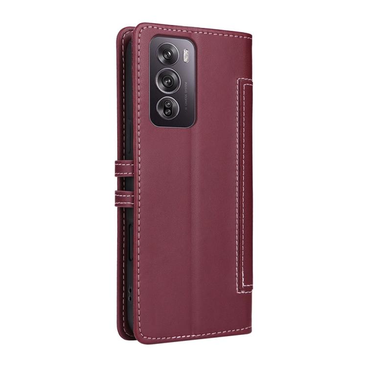 For Realme 13 Pro+ / 12 Pro / 12 Pro+ / P2 Pro Stitched Magnetic Buckle Leather Phone Case