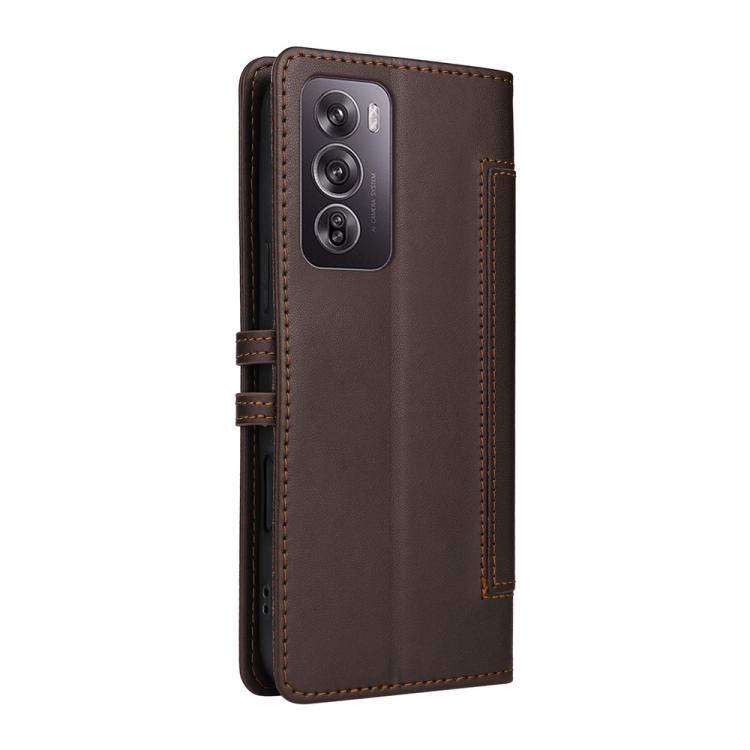 For Realme 13 Pro+ / 12 Pro / 12 Pro+ / P2 Pro Stitched Magnetic Buckle Leather Phone Case