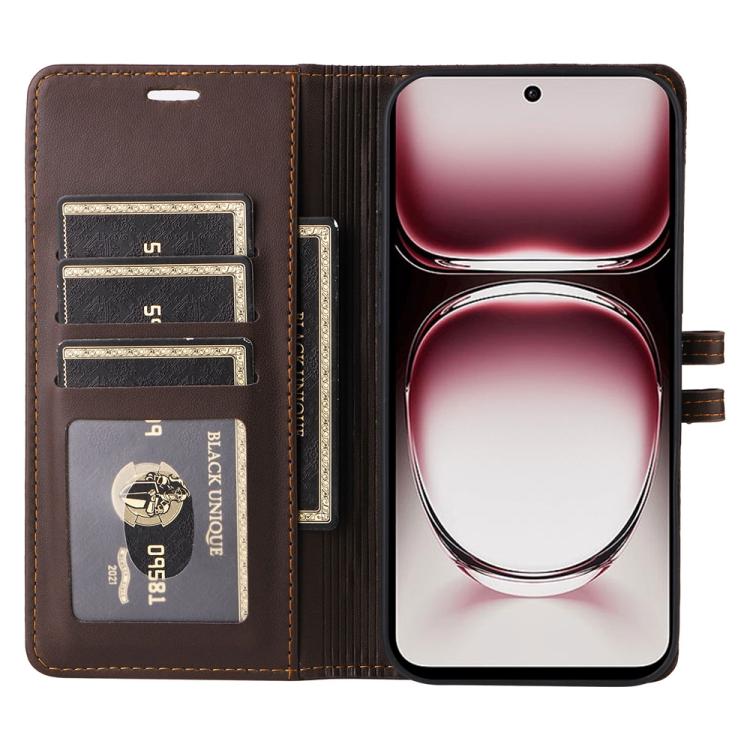 For Realme 13 Pro+ / 12 Pro / 12 Pro+ / P2 Pro Stitched Magnetic Buckle Leather Phone Case