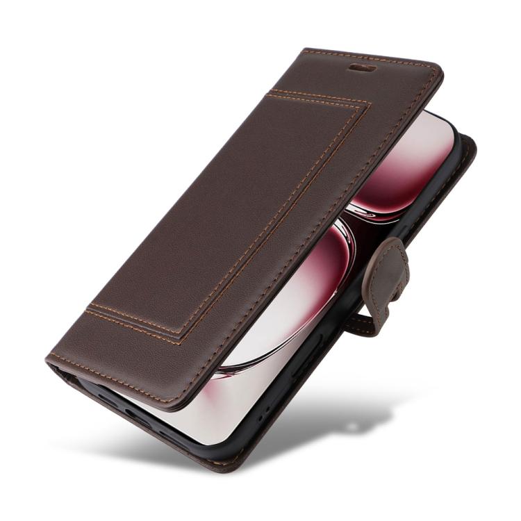 For Realme 13 Pro+ / 12 Pro / 12 Pro+ / P2 Pro Stitched Magnetic Buckle Leather Phone Case