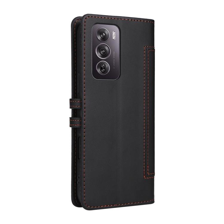 For Realme 13 Pro+ / 12 Pro / 12 Pro+ / P2 Pro Stitched Magnetic Buckle Leather Phone Case