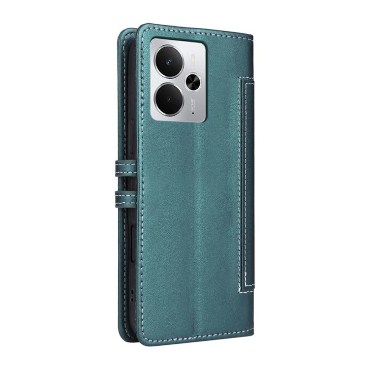 For Realme 14 / Realme 14T 5G Stitched Magnetic Buckle Leather Phone Case