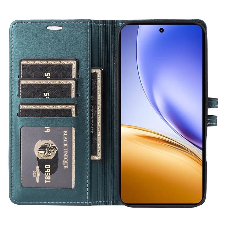 For Realme 14 / Realme 14T 5G Stitched Magnetic Buckle Leather Phone Case
