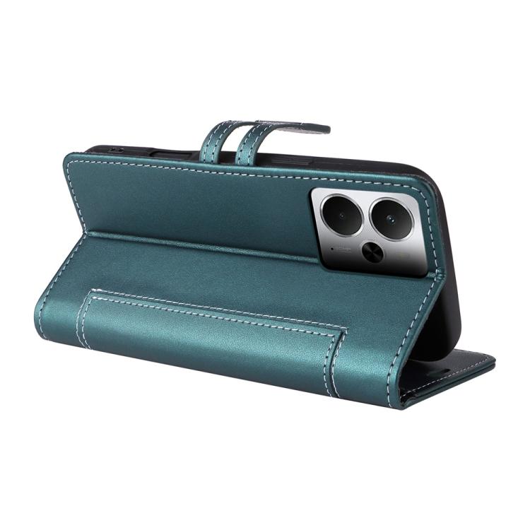 For Realme 14 / Realme 14T 5G Stitched Magnetic Buckle Leather Phone Case